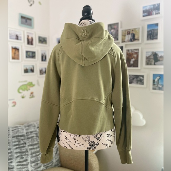 Lululemon Scuba Oversized Full Zip Hoodie - Bronze Green - Picture 9 of 12